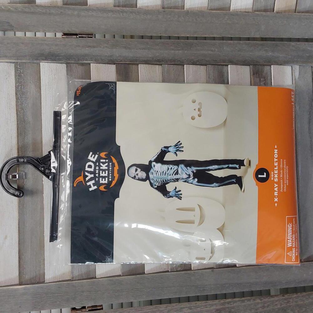 Hyde & Eek! Kids X‑Ray Skeleton Costume | Large (10/12)